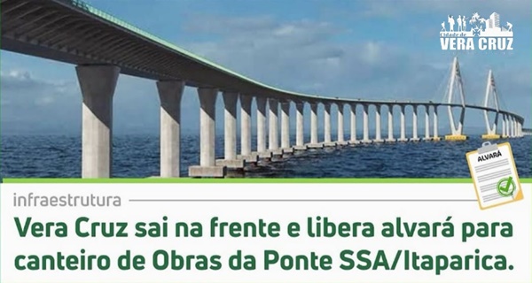 VERA CRUZ SAI NA FRENTE E LIBERA ALVARÁ DA PONTE SSA/ITAPARICA